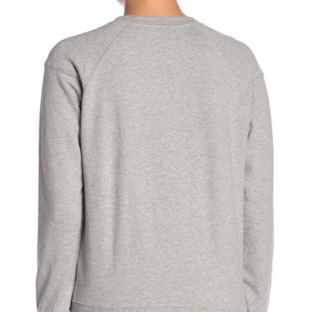 Lucky Brand Crew Sweatshirt Floral Embroidered - Picture 2 of 5